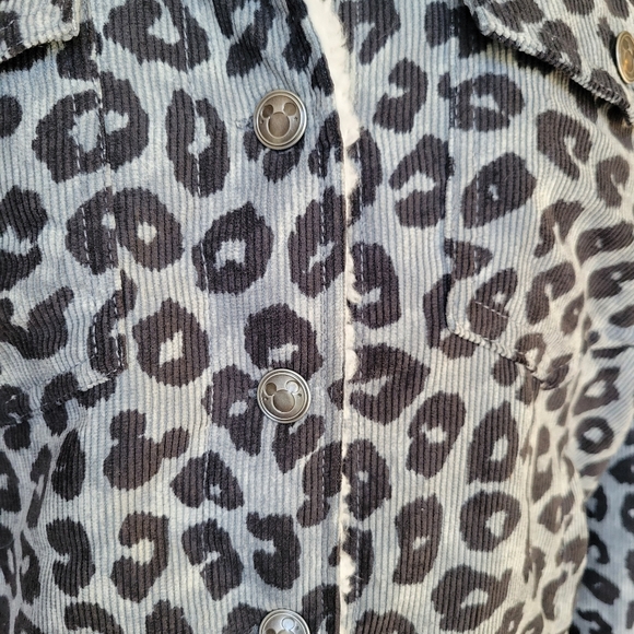 NWT Disney Mickey Mouse Corduroy Sherpa Lined Collar Jacket Size-L - Picture 3 of 14